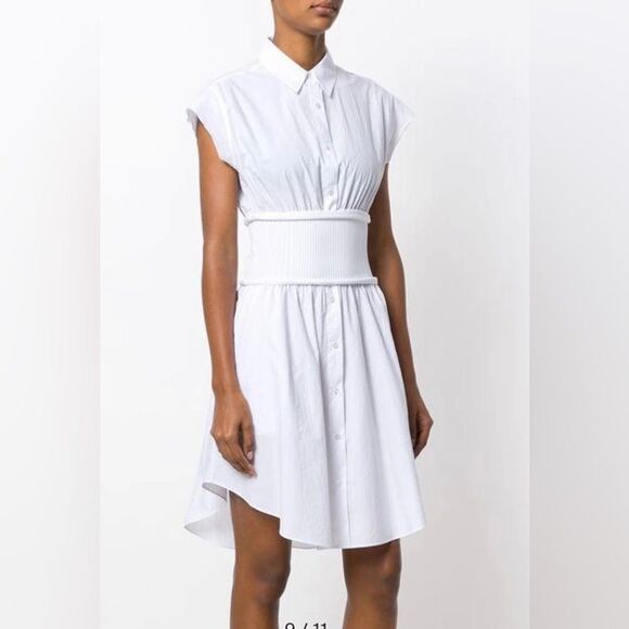 T Alexander Wang 100% cotton white dress, size 2 - Picture 2 of 14